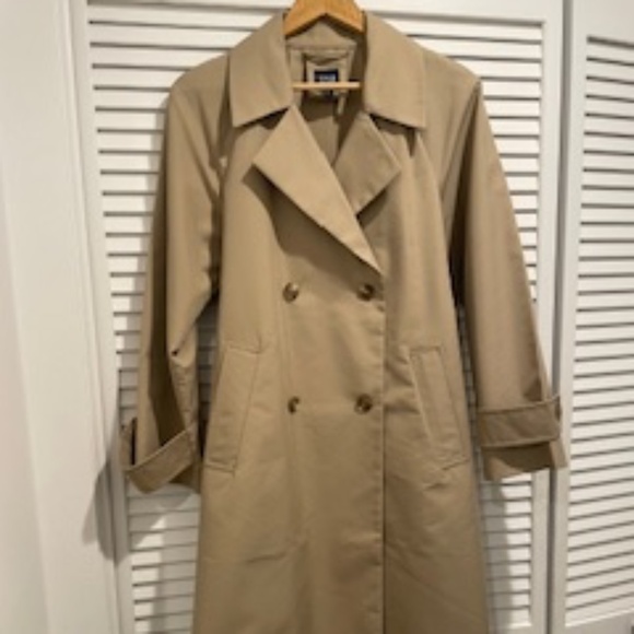 GAP Icon Trenchcoat, Size Small Petite - Picture 6 of 9